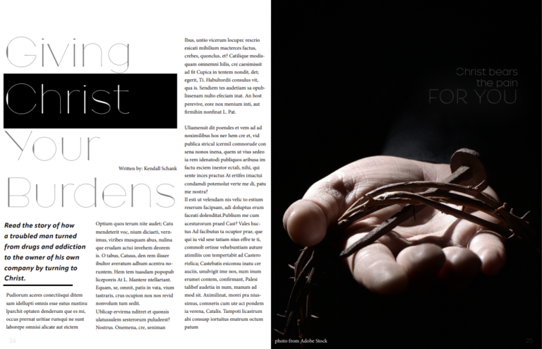 Mock Magazine Layout